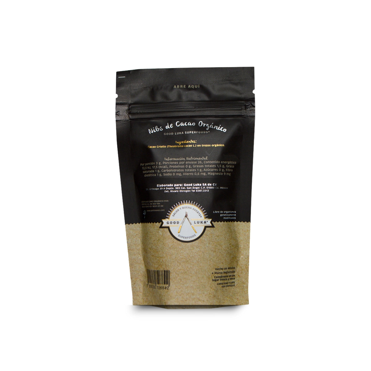 Cacao Nibs Orgánico en Trozos