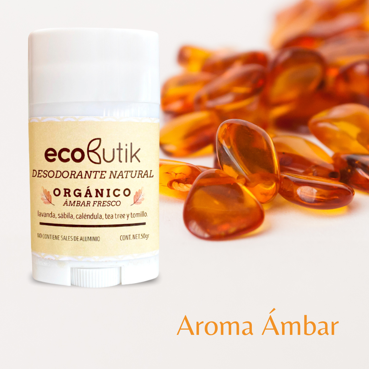 Desodorante Natural Ámbar Fresco
