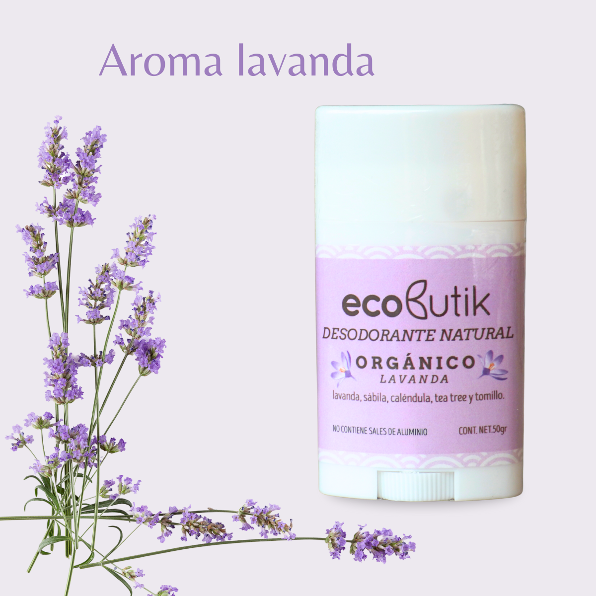 Desodorante Natural Lavanda