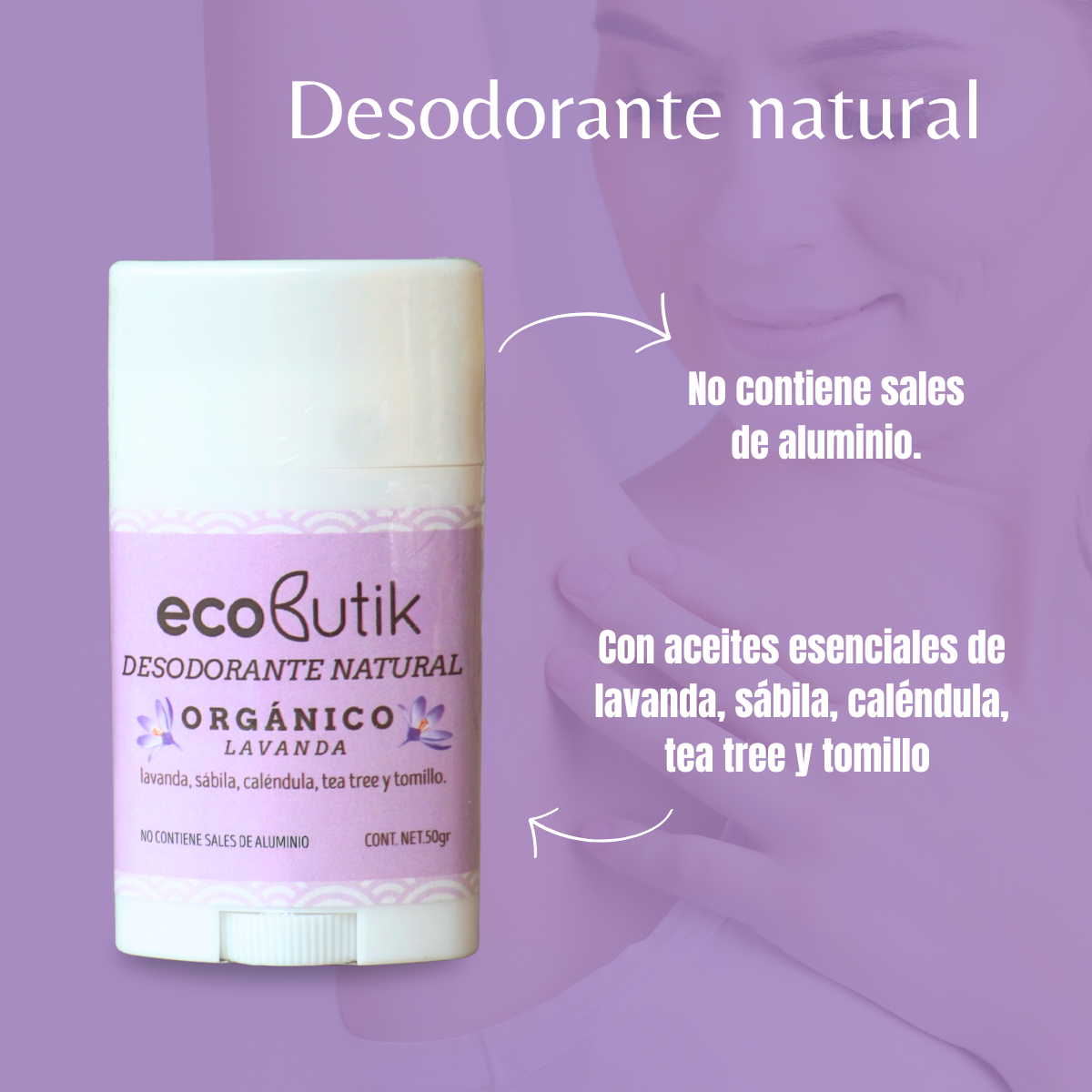 Desodorante Natural Lavanda