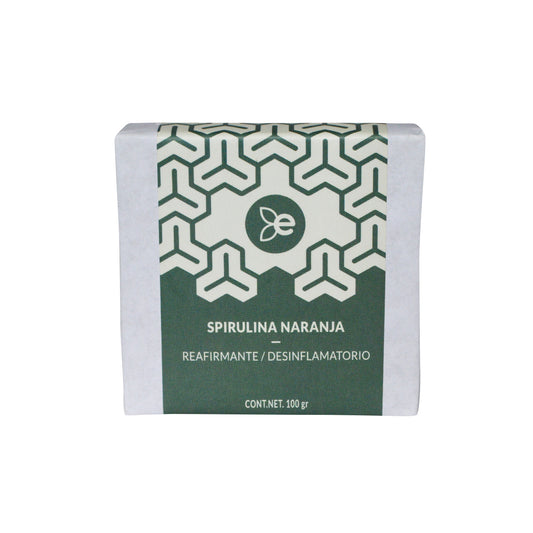 Jabón en Barra Spirulina Naranja